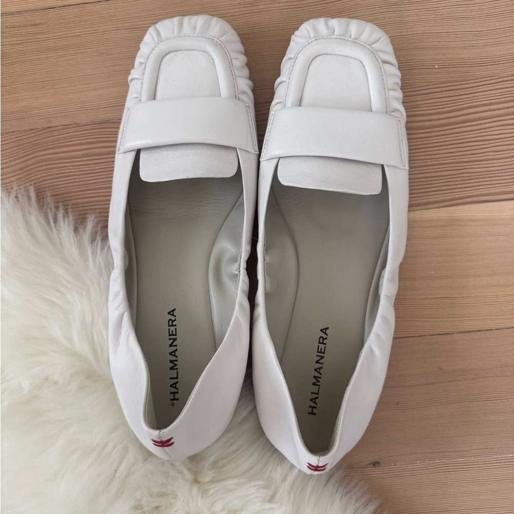 Halmanera Ballet flats White Leather